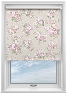 Shabby Chic by Rachel Ashwell Rose Chintz (Blackout), Pink - Twist&Fit Roller Blind